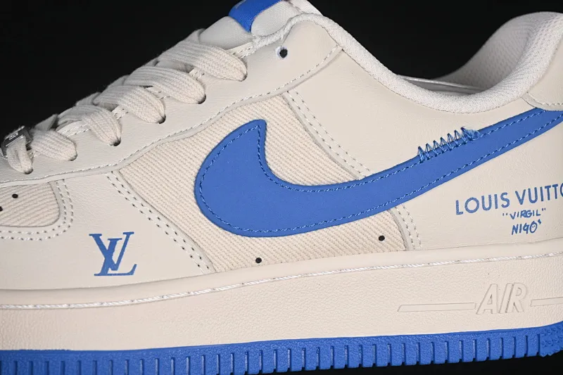 All categories Nk Air Force 1 Air Force series Nk Air Force 1 Low Air Force low-top Nike Air Force 1'07 Low LV co-branded mesh stitching beige Air Force 1 low-top casual sneakers QW5836-025